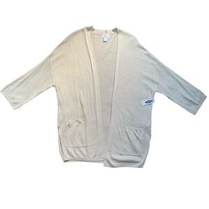 Old Navy Women's Cream Cardigan Sweater Large NWT